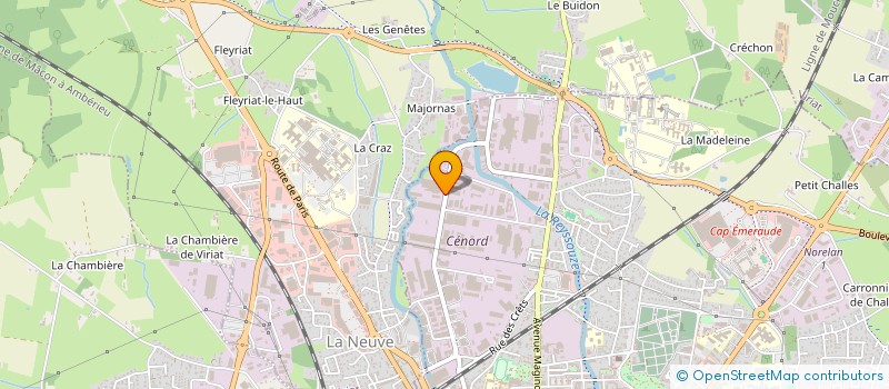 localisation de l'entreprise GARAGE CHELL AUTO 01  BOURG-EN-BRESSE