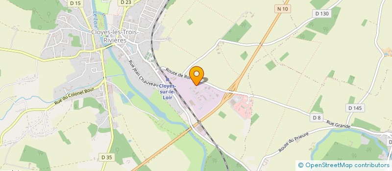 localisation de l'entreprise GARAGE CHOPARD à CLOYES-LES-TROIS-RIVIERES