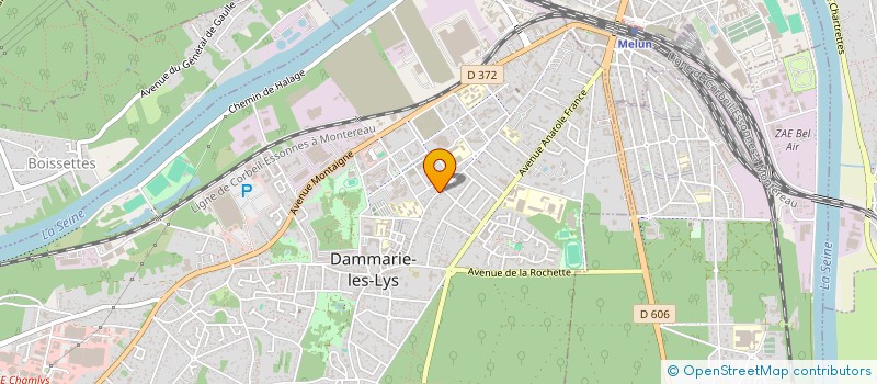 localisation de l'entreprise GARAGE CHRISTIAN AUTO à DAMMARIE-LES-LYS