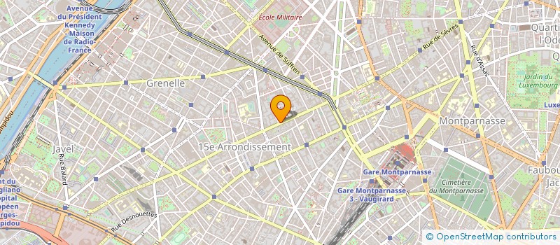 localisation de l'entreprise GARAGE CITE LECOURBE à PARIS