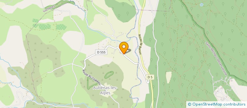 localisation de l'entreprise GARAGE CJS PROVENCE  CERESTE