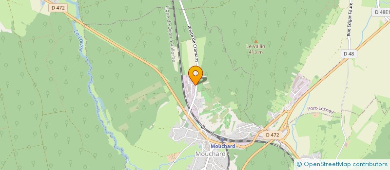localisation de l'entreprise GARAGE CLEAN AUTO  MOUCHARD