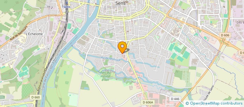 localisation de l'entreprise GARAGE CLEF 02  SENS