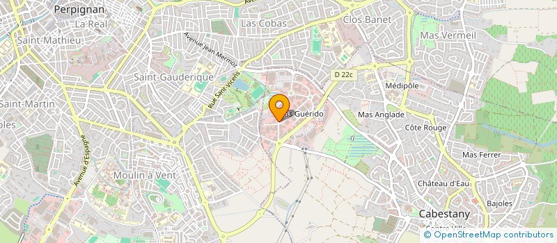 localisation de l'entreprise GARAGE COLARD  CABESTANY