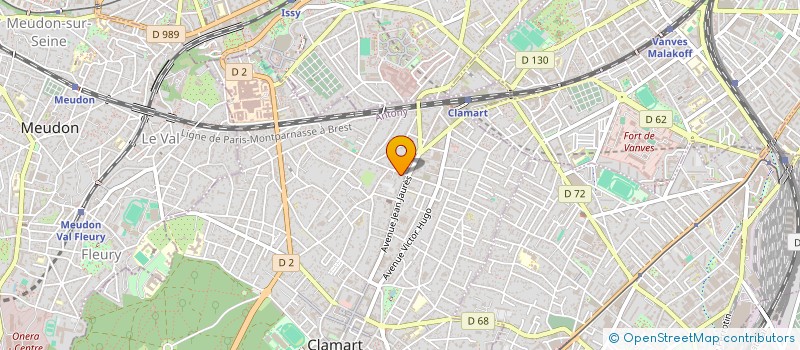 localisation de l'entreprise GARAGE CONDORCET à CLAMART