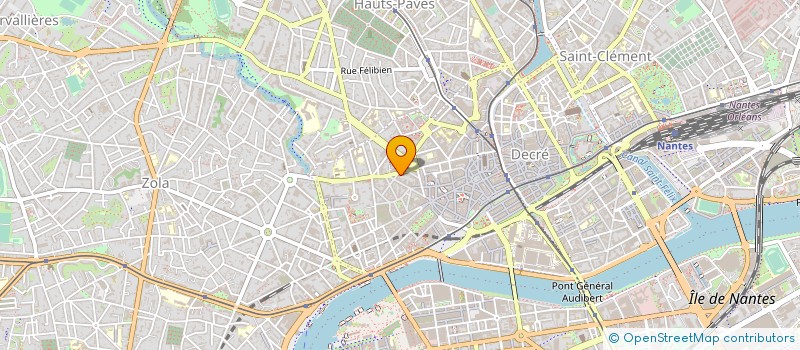 localisation de l'entreprise GARAGE COPERNIC à NANTES