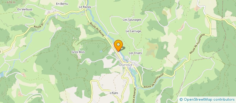 localisation de l'entreprise GARAGE CORGIER  DEUX-GROSNES