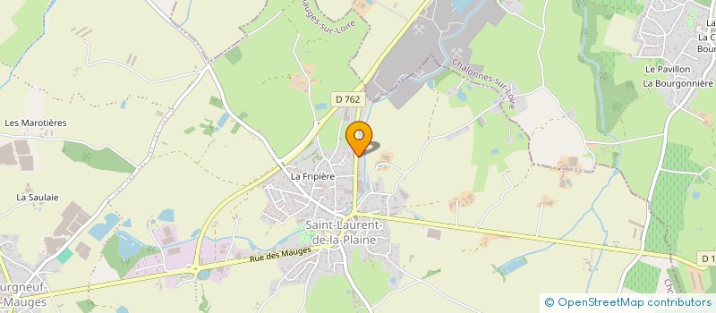 localisation de l'entreprise GARAGE COURANT à MAUGES-SUR-LOIRE