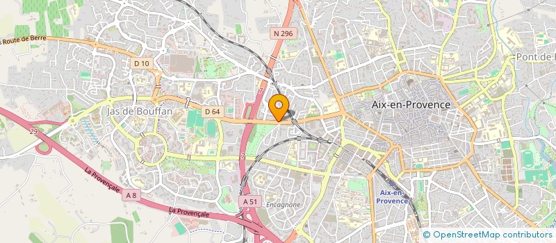 localisation de l'entreprise GARAGE COURIANT  AIX-EN-PROVENCE