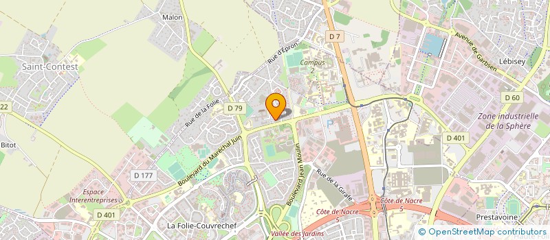 localisation de l'entreprise GARAGE CRAPART ET FILS à CAEN