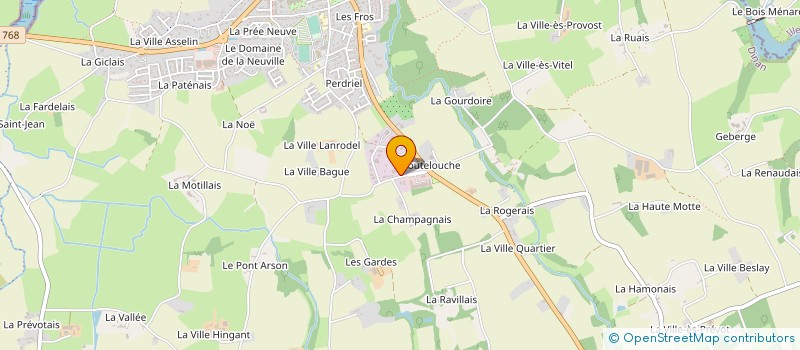 localisation de l'entreprise GARAGE CRENN à BEAUSSAIS-SUR-MER