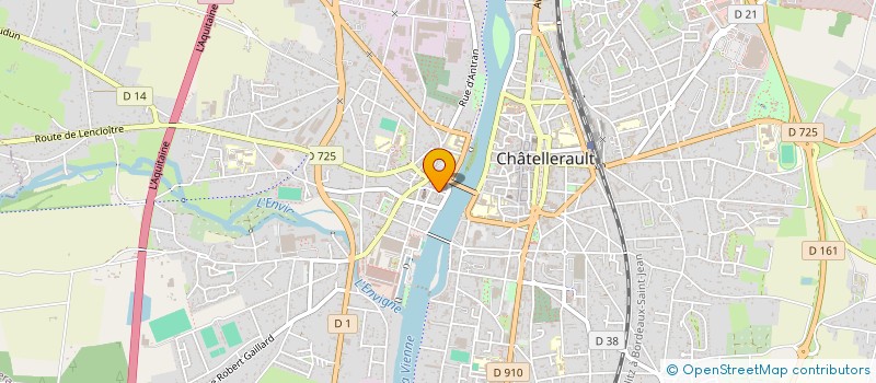 localisation de l'entreprise GARAGE CS AUTO à CHATELLERAULT