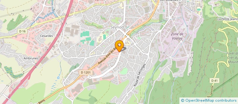 localisation de l'entreprise GARAGE CUNEO MULTI AUTO à ANNECY