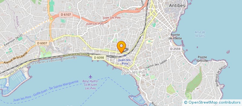 localisation de l'entreprise GARAGE CYRNOS à ANTIBES