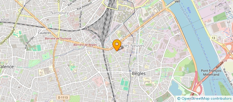 localisation de l'entreprise GARAGE D'ARCINS à BEGLES