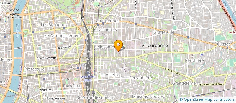 localisation de l'entreprise GARAGE D INKERMANN à LYON