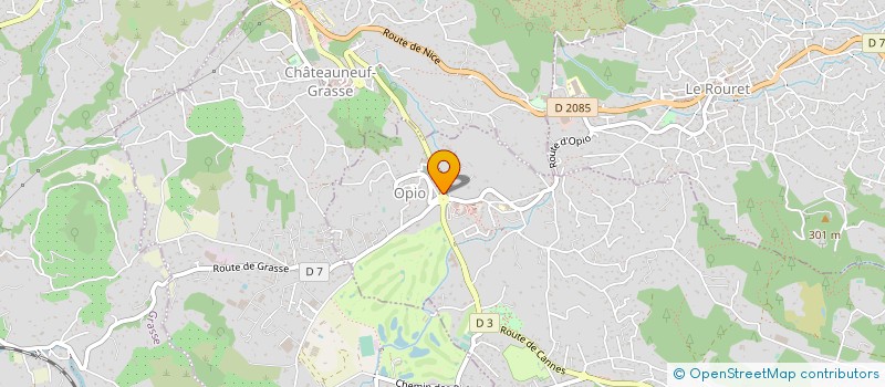 localisation de l'entreprise GARAGE D'OPIO à OPIO
