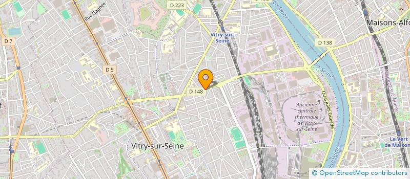 localisation de l'entreprise GARAGE DA à VITRY-SUR-SEINE