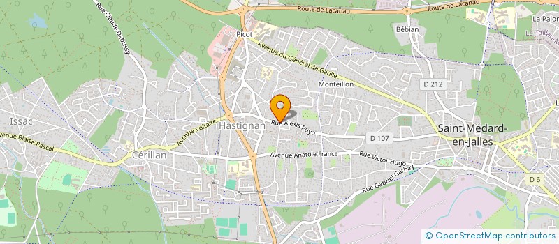 localisation de l'entreprise GARAGE DAL MAS à SAINT-MEDARD-EN-JALLES