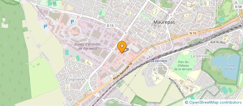 localisation de l'entreprise GARAGE DAS 78 à COIGNIERES