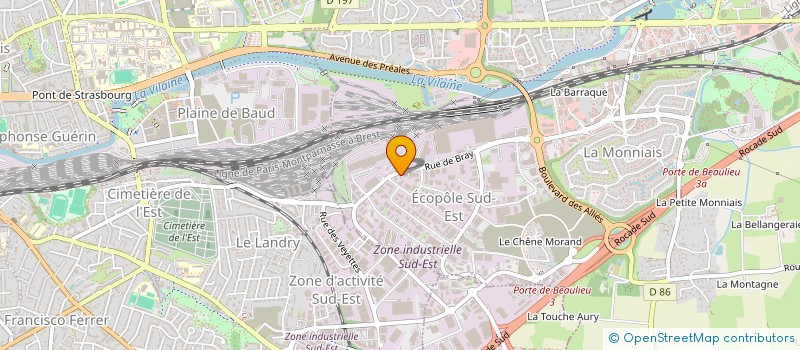 localisation de l'entreprise GARAGE DE BRAY - MR EMBRAYAGE  CESSON-SEVIGNE