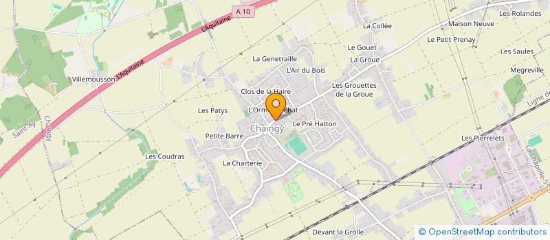 localisation de l'entreprise GARAGE DE CHAINGY à CHAINGY