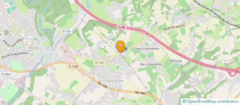 localisation de l'entreprise GARAGE DE CHARNECLES à CHARNECLES
