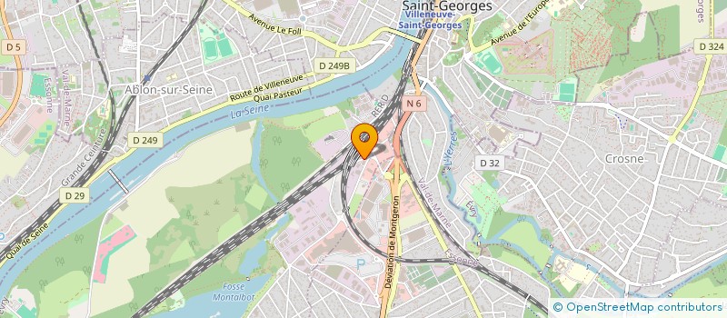 localisation de l'entreprise GARAGE DE FRANCE H24 à VIGNEUX-SUR-SEINE