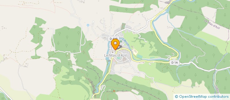 localisation de l'entreprise GARAGE DE L'ARIZE à LE MAS-D'AZIL