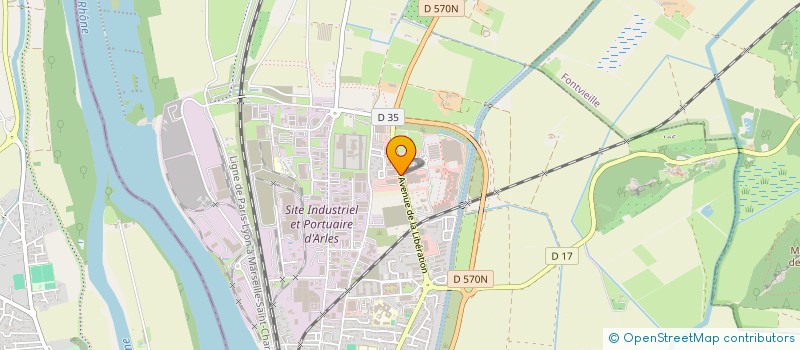 localisation de l'entreprise GARAGE DE L AVENIR  ARLES