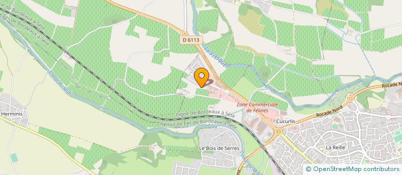 localisation de l'entreprise GARAGE DE L'AVENIR à CARCASSONNE
