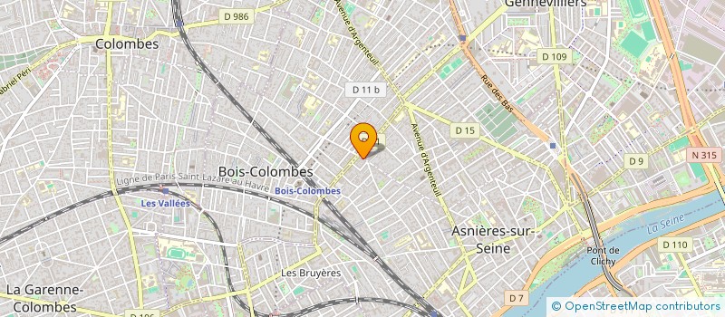 localisation de l'entreprise GARAGE DE L'AVENIR à ASNIERES-SUR-SEINE