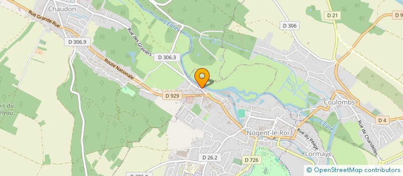localisation de l'entreprise GARAGE DE L'AVENIR à NOGENT-LE-ROI