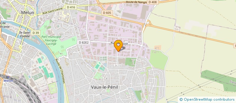 localisation de l'entreprise GARAGE DE L'AVENUE à VAUX-LE-PENIL
