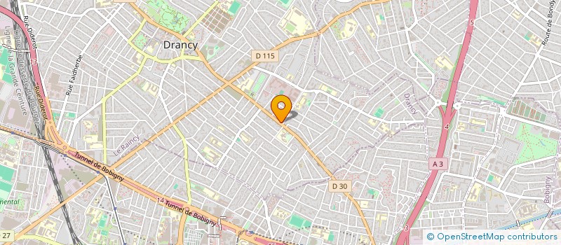 localisation de l'entreprise GARAGE DE L AVENUE à DRANCY