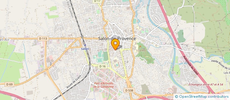 localisation de l'entreprise GARAGE DE L'EMPERI à SALON-DE-PROVENCE