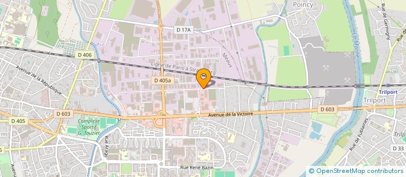localisation de l'entreprise GARAGE DE L'EPINETTE à MEAUX