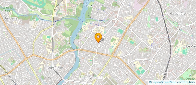 localisation de l'entreprise GARAGE DE L'ERAUDIERE  NANTES