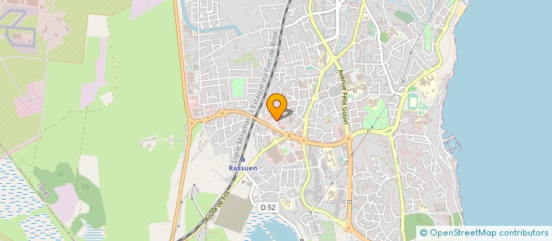 localisation de l'entreprise GARAGE DE L ETANG à ISTRES