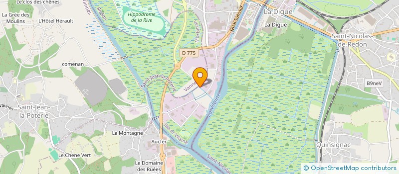 localisation de l'entreprise GARAGE DE L'ETOILE  REDON