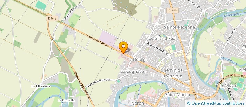 localisation de l'entreprise GARAGE DE L'ETOILE  NIORT