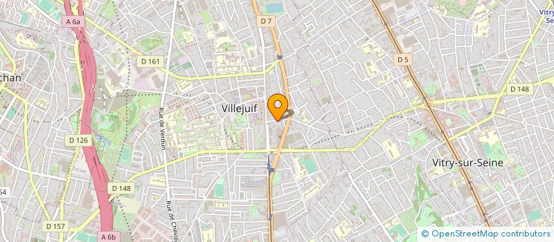 localisation de l'entreprise GARAGE DE L'ETOILE à VILLEJUIF