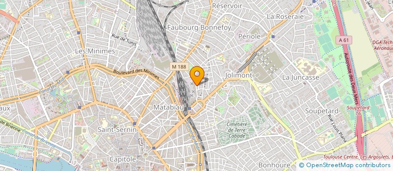 localisation de l'entreprise GARAGE DE L EUROPE à TOULOUSE