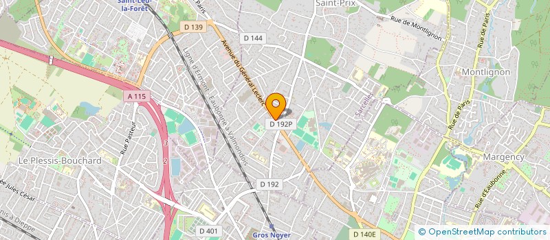 localisation de l'entreprise GARAGE DE L EUROPE à SAINT-PRIX