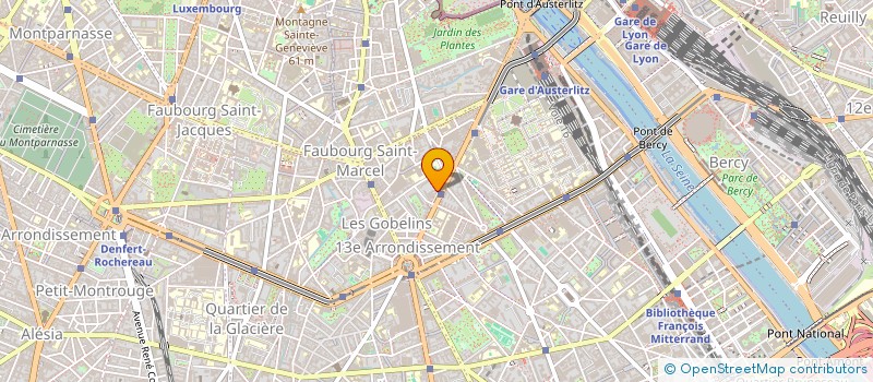 localisation de l'entreprise GARAGE DE L HOSPITAL à PARIS