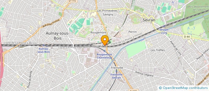 localisation de l'entreprise GARAGE DE L'OASIS à SEVRAN
