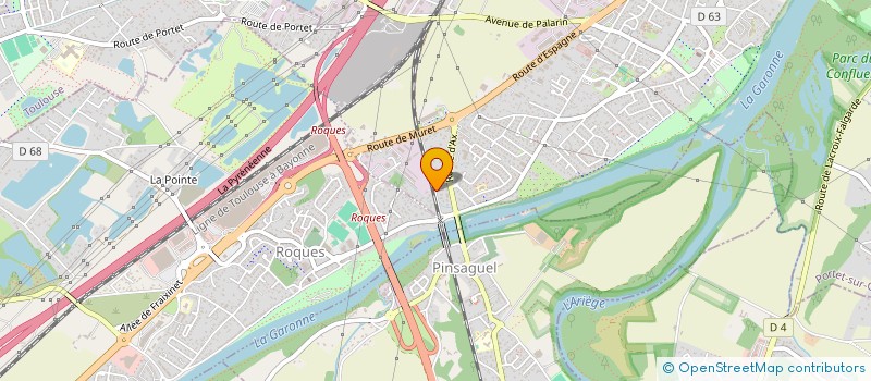 localisation de l'entreprise GARAGE DE L'OCCITANIE  PORTET-SUR-GARONNE