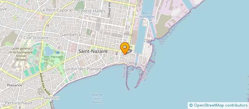 localisation de l'entreprise GARAGE DE L OCEAN à SAINT-NAZAIRE