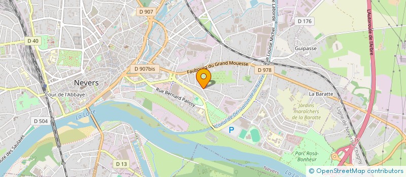 localisation de l'entreprise GARAGE DE LA BARATTE  SAINT-ELOI