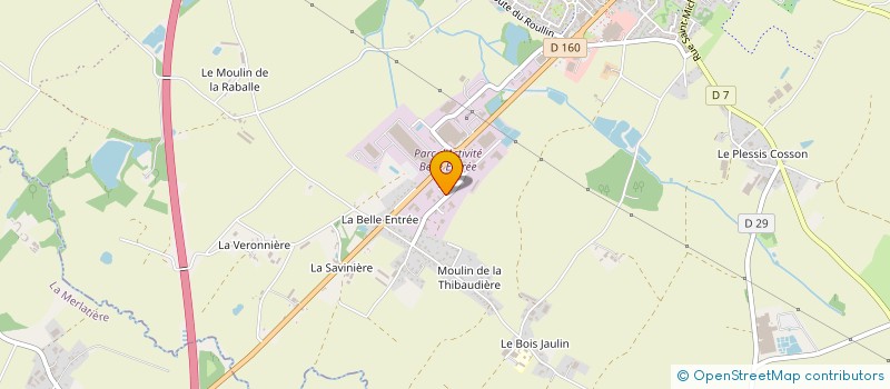 localisation de l'entreprise GARAGE DE LA BELLE ENTREE à ESSARTS-EN-BOCAGE